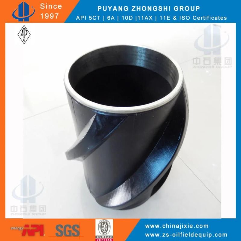 Spiral Blade Thermoplastic Solid Body Rigid Centralizer