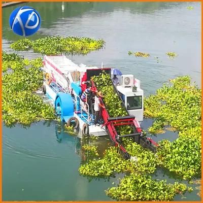 Multipurpose Full-Automatic Aquatic Weed Cutting Dredger Harvester for Sale