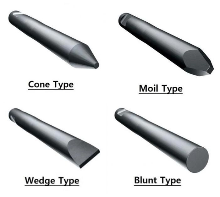 Manufacture Hydraulic Rock Breaker Hydraulic Breaker Part Chisels Msb