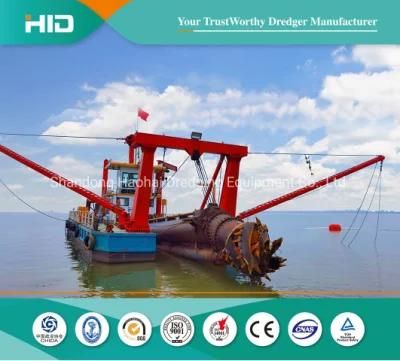China Full Hydraulic River Sand Pumping Cutter Suction Dredge Dredger for Sale Good Price