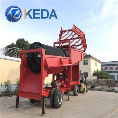 Low Cost High Performance Portable Alluvial Gold Washing Trommel