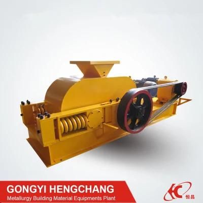 River Pebble Granite Toothed Double Roller Crusher