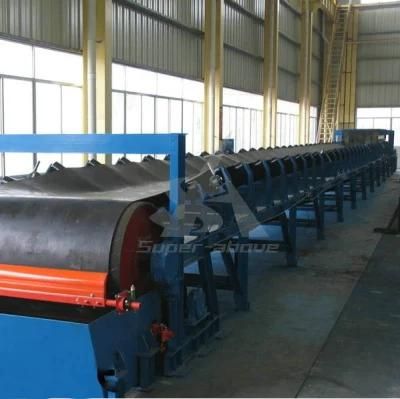 Carbon Steel Mini Fixed Flat Rubber Belt Conveyor in Mining/Stone/Corn Chips