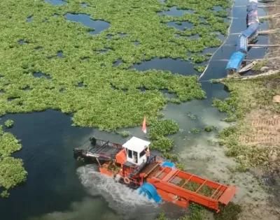 China Keda Water Hyacinth Harvester