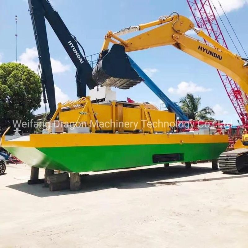 4000 Kg Dragon Weed Harvester for Cutting Hyacinth