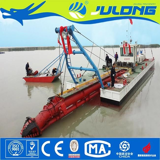 Small 1200cum/H Cutter Head Sand Mining Dredge for Sale