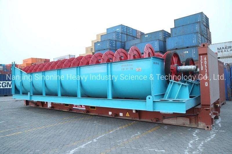Professional Double Spiral Washer, Sand Washing Equipment High Degree Cleanness