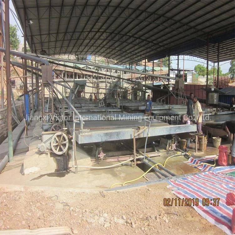 Concentration Wilfley Shaker Table for Manganese Ore Gravity Mining Plant