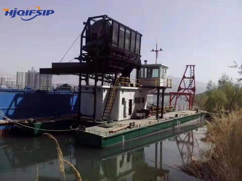 Haijie Gold Mining Dredger with Vibration Chute