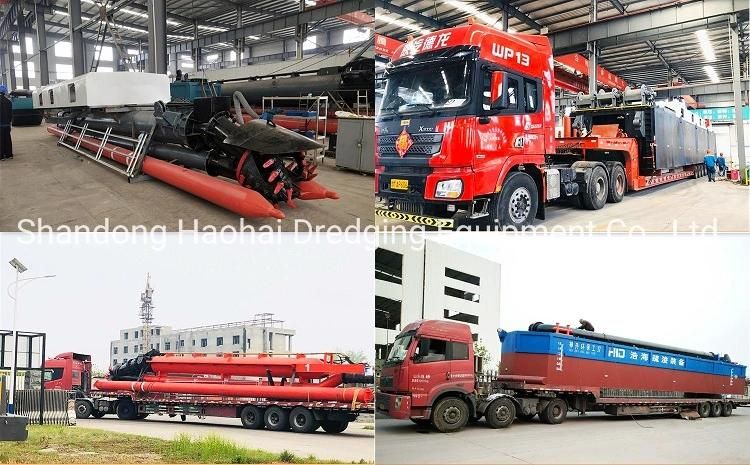 China Brand Mini Sand/Clay/Gravel Mining Cutter Suction Dredger with 2000-2200m3/H for Sale
