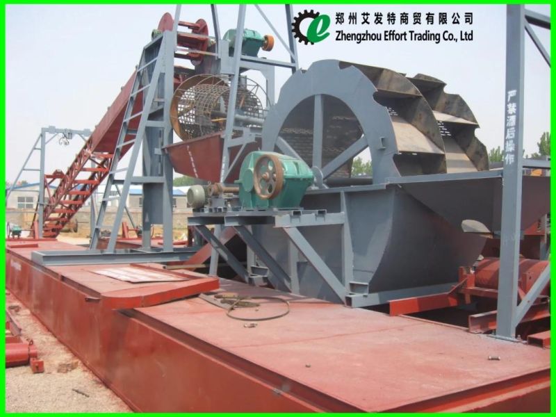 Wheel Bucket Sand Washer Used in River Sand Sand Cleaning Washer