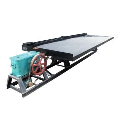 Alluvial Gold Ore Dressing Gravity Mineral Separating Shaking Table