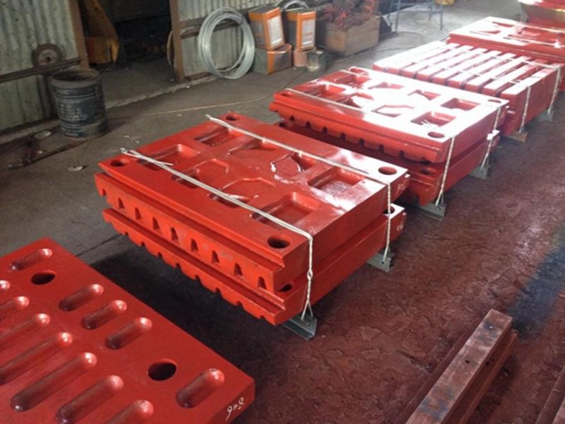 High Manganese Steel Casting Fixed Jaw Plate