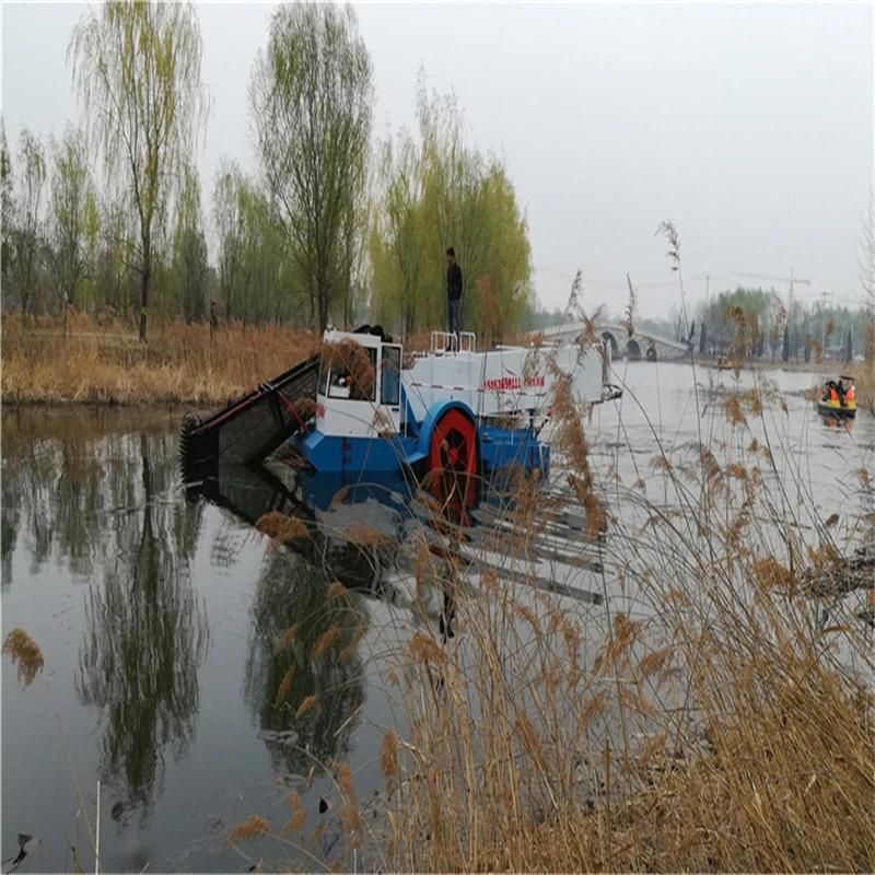 Water Hyacinth Cutting and Cleaning Boat/Aquatic Weed Harvester