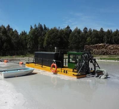 Auger Head Dredger with Submersible Pump for Dredging Purpose