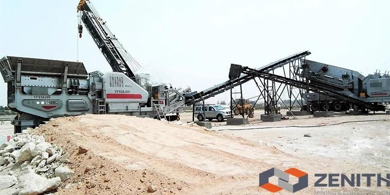 150-650tph Mobile Impact Stone Aggregate Rock Crusher Machine