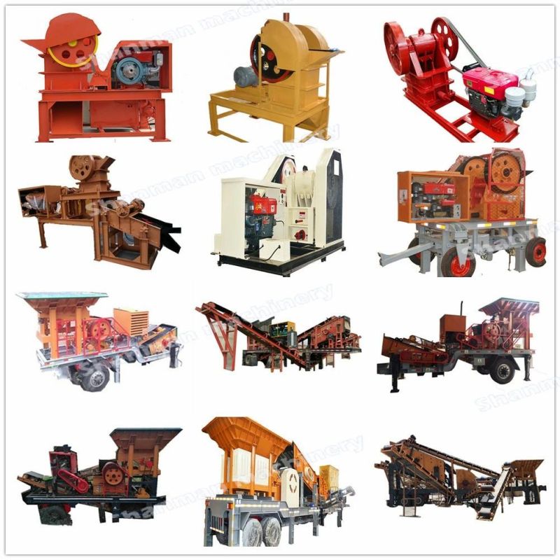 Small 10-30tph Stone Jaw Crusher Line Powered by Diesel Engine (suitable for start business)