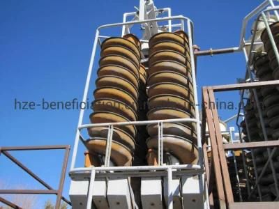 Gravity Concentration Spirals for Gold Recovery Processing Plant