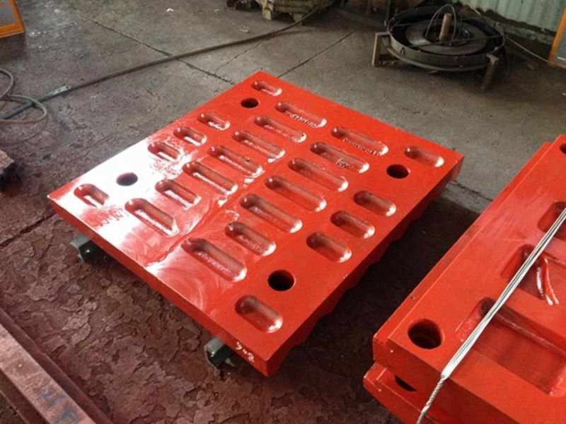 High Manganese Steel Casting Fixed Jaw Plate