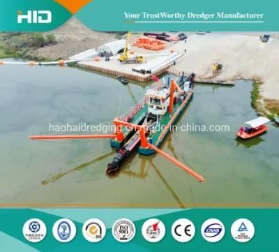 HID Brand Diesel Engine Powerful High Capacity Cutter Suction Dredger for Dredging