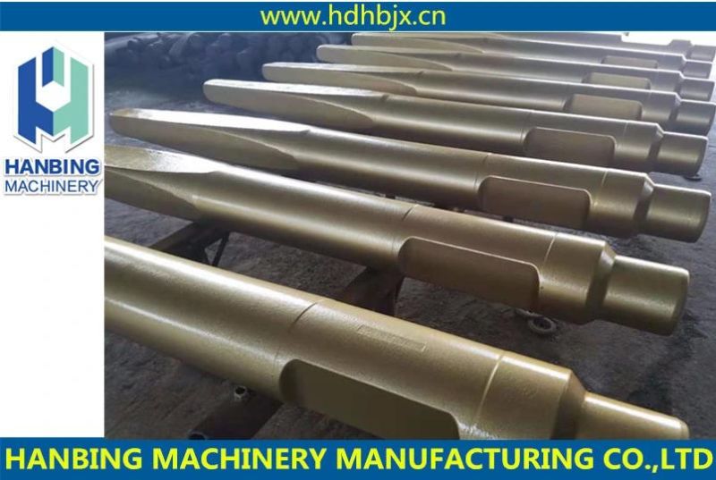 China Manufacturer High Quality Hydraulic Hammer Rock Breaker Blunt Chisels for Sale