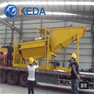 Chinese Portable Mobile Small Sand Gravel Gold Trommel Screen