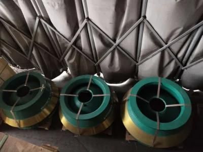 Mn13cr2 Mn18cr2 Wear Parts Bowl Liner Apply to Nordberg HP100 Gp100s Cone Crusher