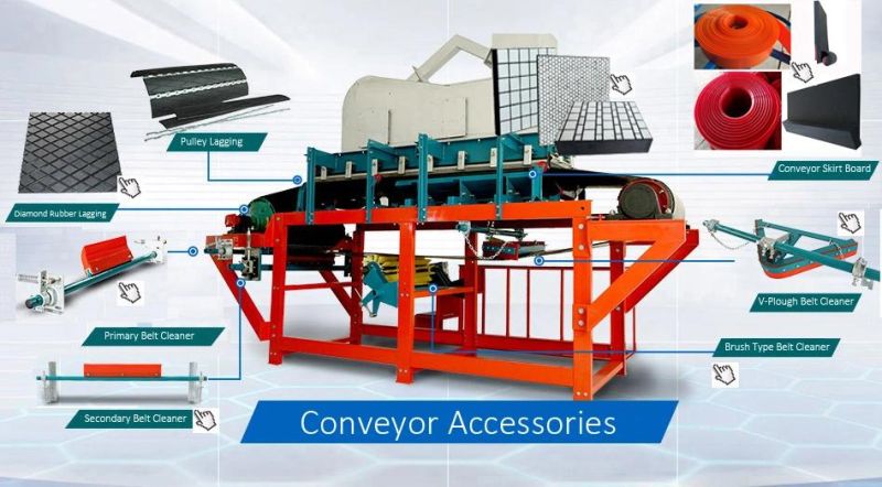 Primary and Secondary Belt Scraper for Conveyor System
