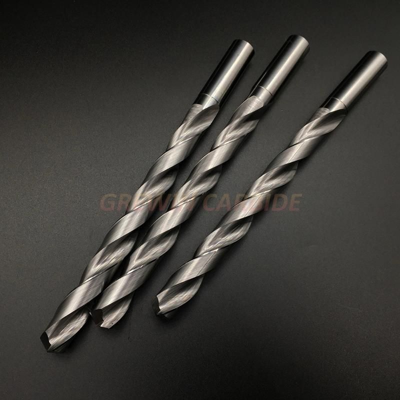 Gw Carbide-HRC55 Tungsten Carbide Drill with Coolant or with Hole with High Resistance and Good Quality