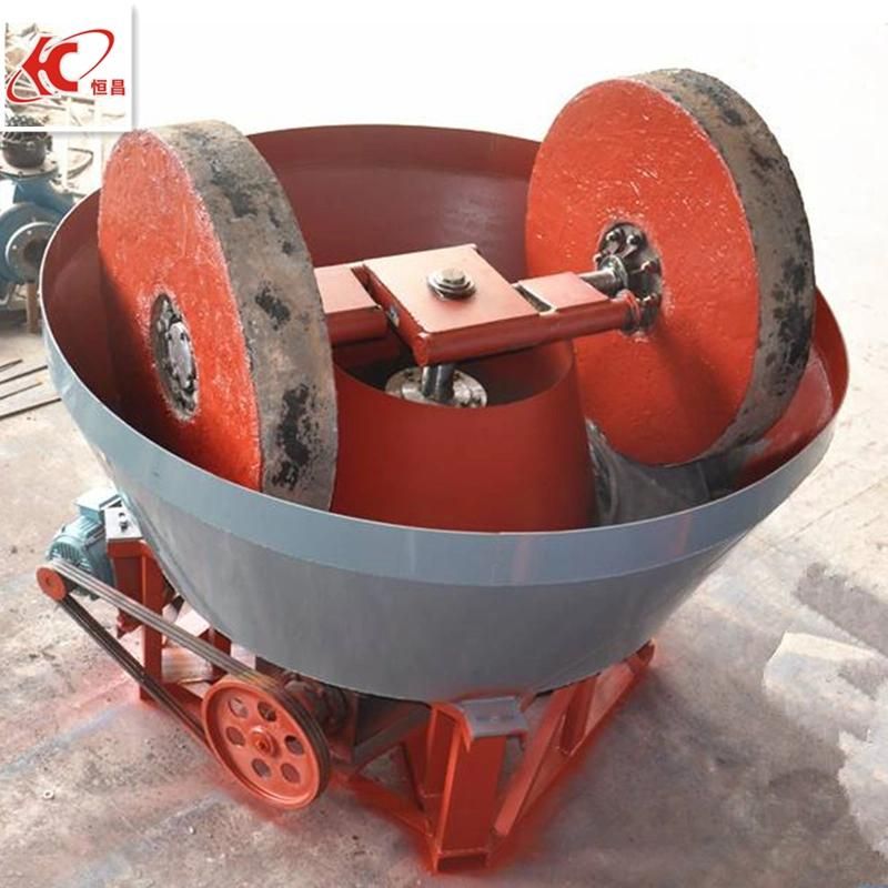 Mining Industry Copper Chrom Ore Grinding Wet Pan Mill