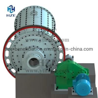 Mining Machinery Overflow Cement Mill with Self-Aligning Rolling Bearing