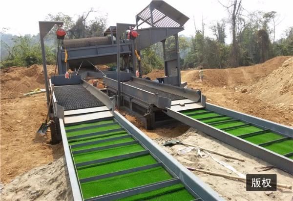 Gold Mining Equipment Innovative Mobile Gold Trommel Screen