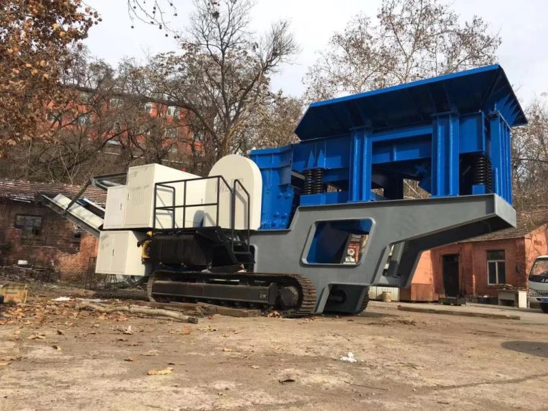 Mobile Stone Crusher Plant Granite Stone Crushing Line Mining Jaw Crushing Equipment Mining Machine