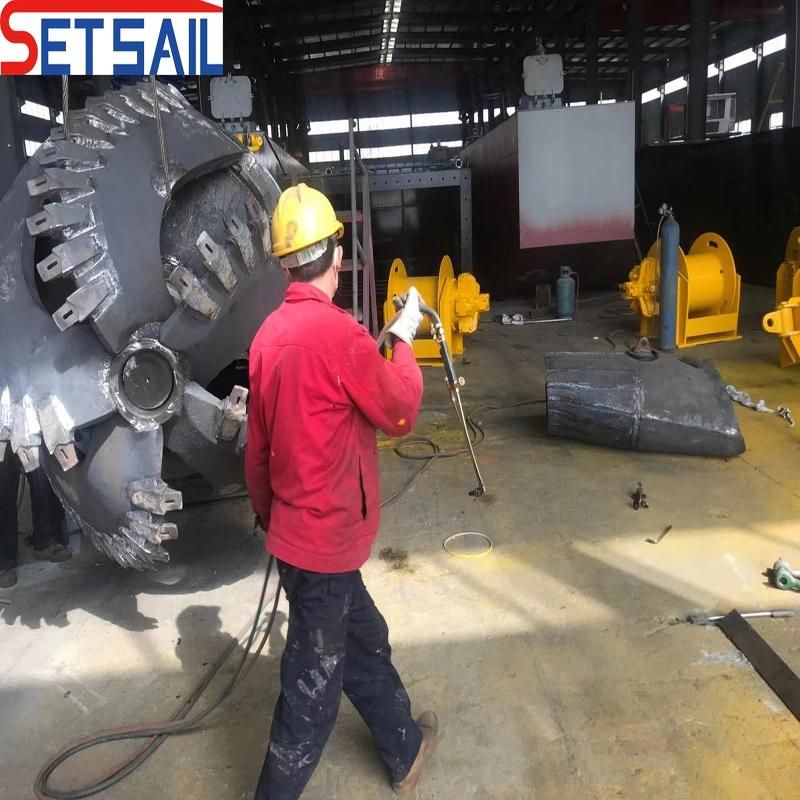 Hydraulic Winch Cutter Suction Sand Digging Equipment with Depth Sounder