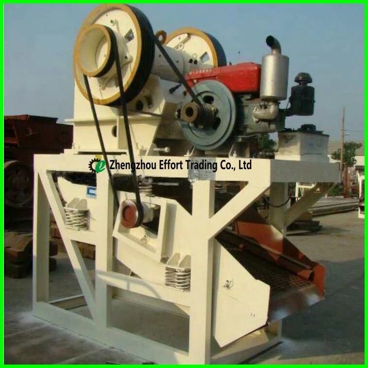 Good Quality Small Diesel Engine Jaw Crusher, Portable Jaw Crusher