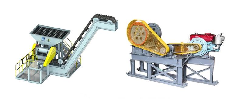 Small Scale Modular Free Gold Recovery Mining Equipment
