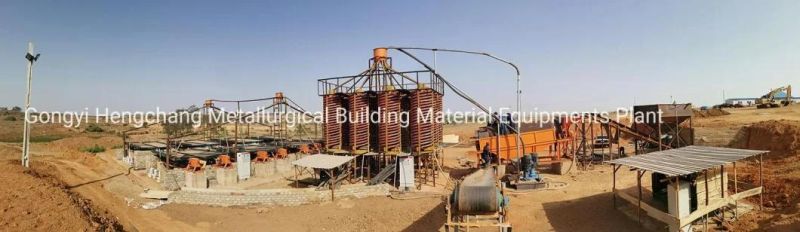 Gold Alluvial Sand Chrome Ore Spiral Concentrator Price with ISO Approved