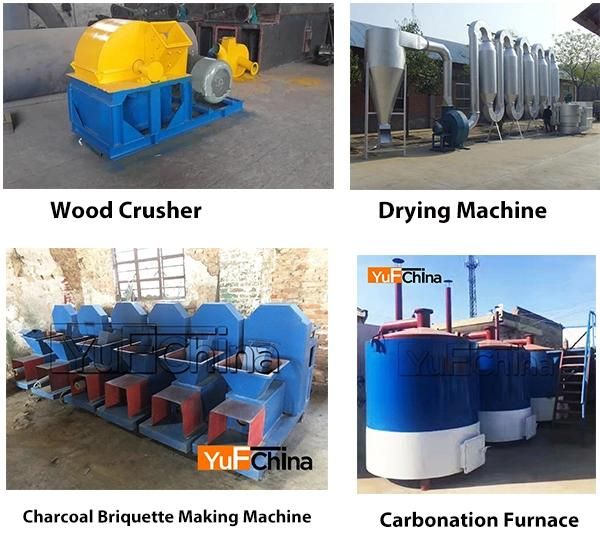 Rice Husk Charcoal Briquettes/Charcoal Extruder Briquette Machine