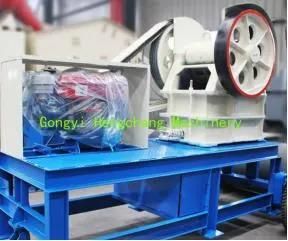 Mini Diesel Mobile Stone Jaw Crusher Machine