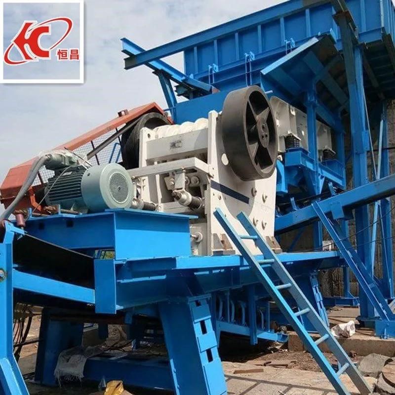 PE-150 X 250 PE-250 X 400 Crusher Mini Mobile Crushing Plant