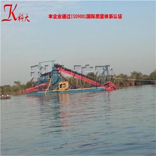 Chain Bucket Gold Mining Dredger