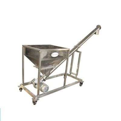 Automatic Inclined Auger Horizontal Stainless Steel Small Screw Conveyor
