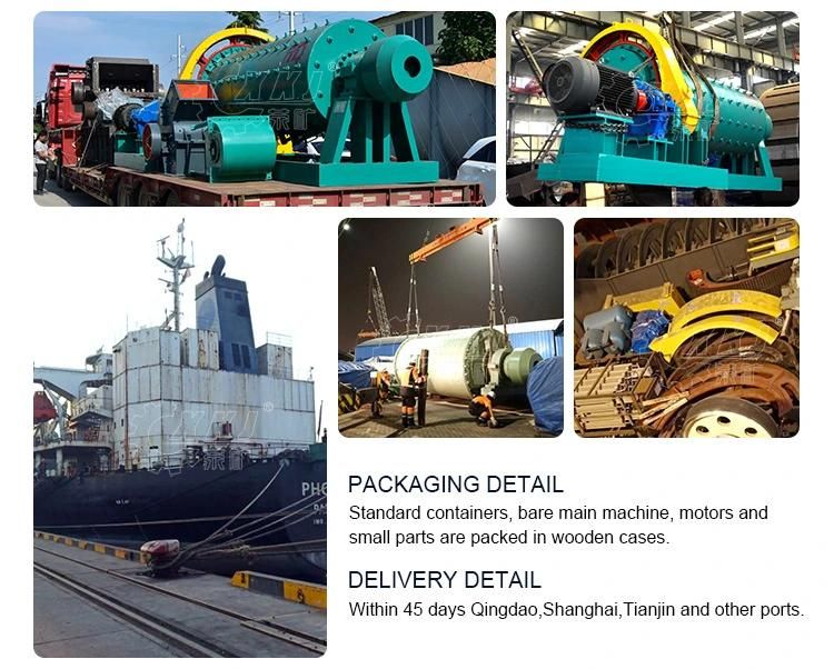 500tpd 2245 Ball Mill Machine for Processing Gold Mining