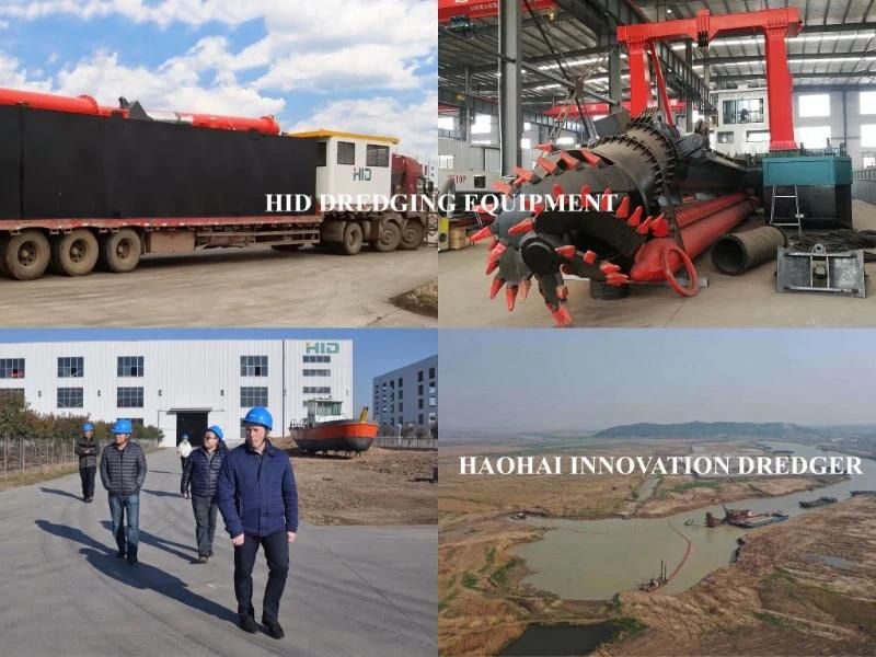 Egypt Hot Selling Top Quality Manufacturer Sand Dredging Cutter Suction Dredger Machine for Egyptian Customers