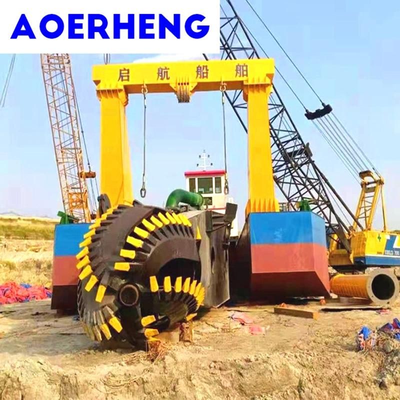 High Dredging Depth Cutter Suction Dredging Ship with Hydraulic Winch