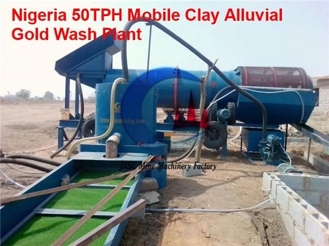 40tph Mobile Alluvila Gold Washing Plant