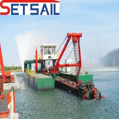 Anchor Boom 18 Inch Cutter Suction Dredger with Hydraulic Trolley