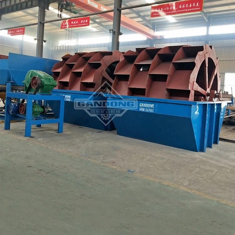 100tph Wheel Sand Mixer Machine Sand Mat