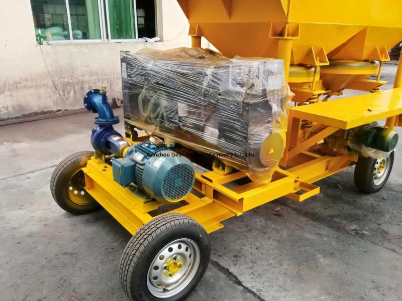 Mobile Portable Small Placer Gravel Gold Mine Processing Plant