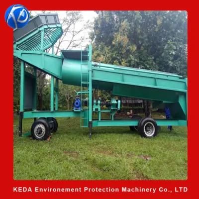 Alluvial Gold Ore Mining Equipment Portable Trommel Screen Washer